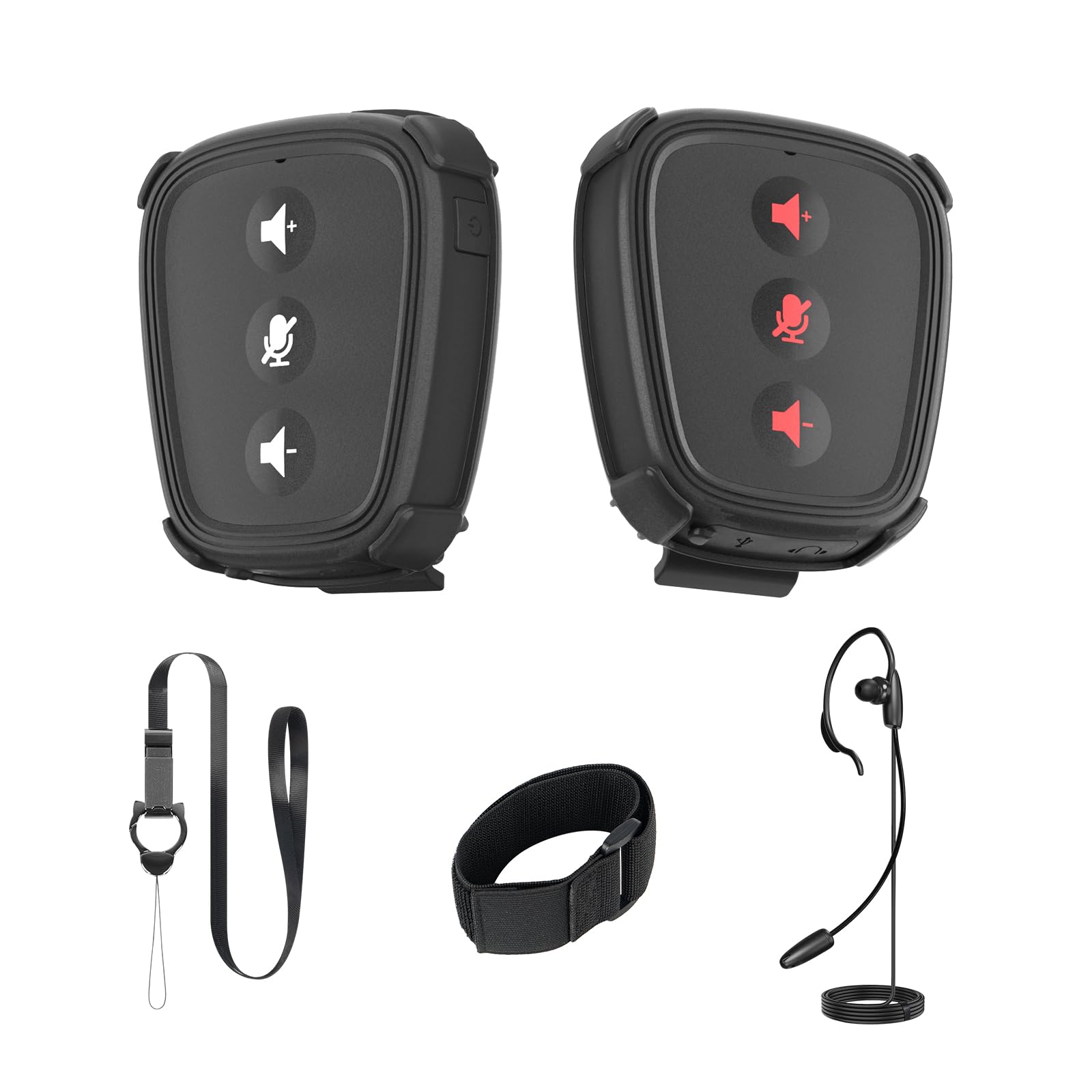 CAME-TV NANO Portable Wireless Intercom for Sports/Professional, Hands-Free Group Communication Intercom with Built-in Mic & Speaker 1100FT Range IP63, Intercom for Video Production Cycling (2 KIT)