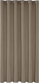 Deconovo Blackout Curtain 203 x 214 cm Khaki Eyelet Thermal Panel