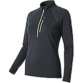 Angel season Mens Womens Running Shirt Long Sleeve Quarter Zip Pullover Moisture Wicking Gym Athletic Workout Shirts