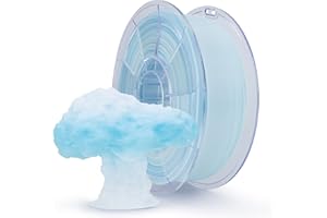 ZIRO 3D Printer Filament,Translucent PLA Filament 1.75mm,Multicolor Rainbow PLA Filament,1KG/2.2lb,Season series - Winter