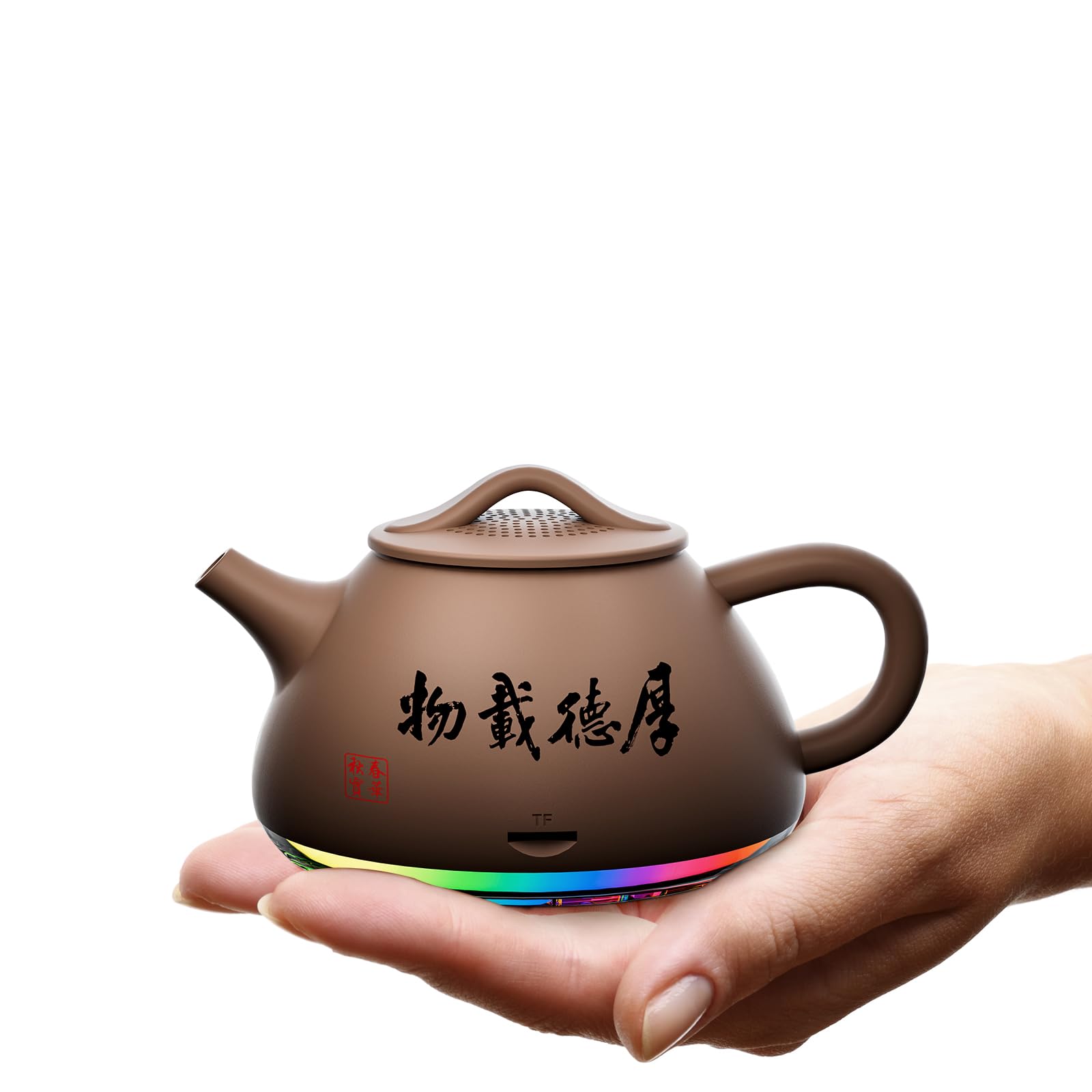 Photo 1 of CHOUYONL Portable Mini Bluetooth Speaker Wireless, Cute Style, Little TF Card Speaker, Teapot Decor Kitchen Room Table Desk, Night Lights, Ideal Gift for Boy Girl Kids Teens Men Women