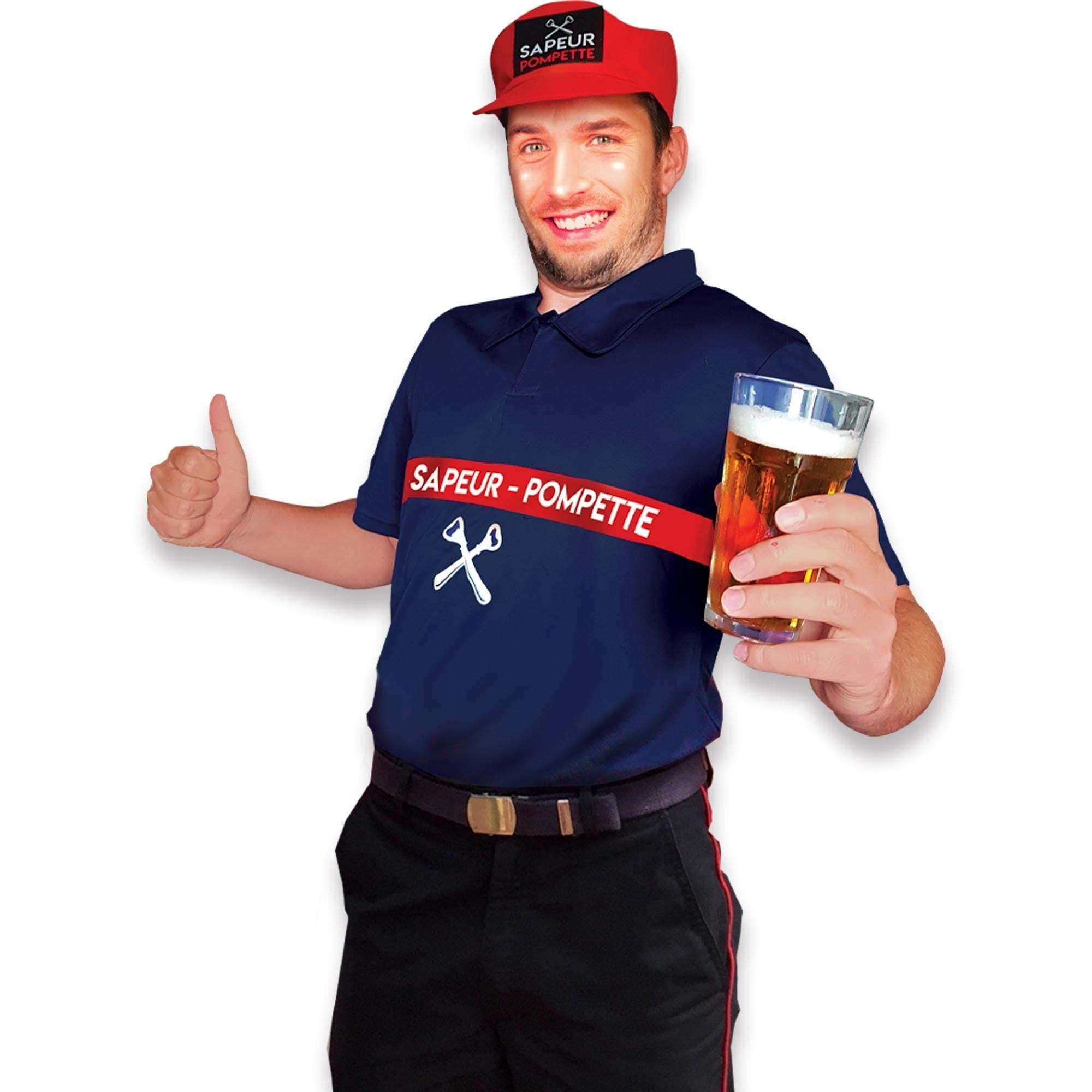 Déguisement adulte Sapeur Pompette