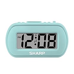 SHARP Digital Alarm Clock – Tactile Case with