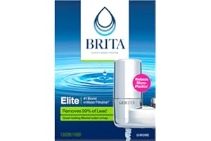 BRITA On Tap Faucet Water Filter System, Chrome (Packaging may vary)