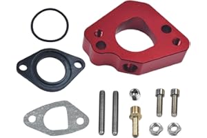 AKSGKGQ Billet Intake w/Pulse Manifold For Predator 212cc CT200u BT200X For Hond* GX160 GX200 6.5HP OHV 196cc KT196 Clone Engines Mini Bike Go Kart Red