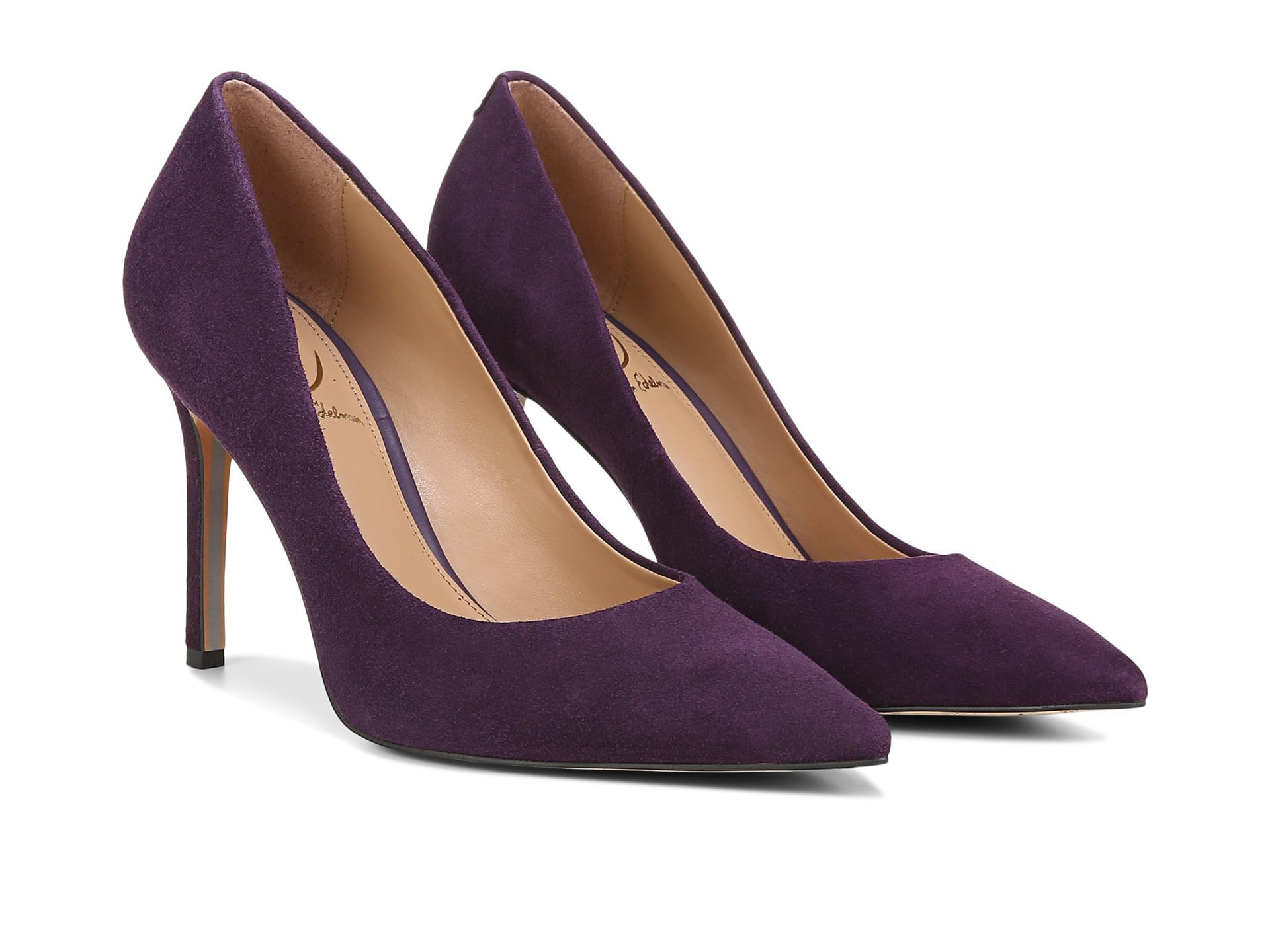 Sam Edelman Women’s Hazel Pump Winter Violet Suede 10.5 Medium