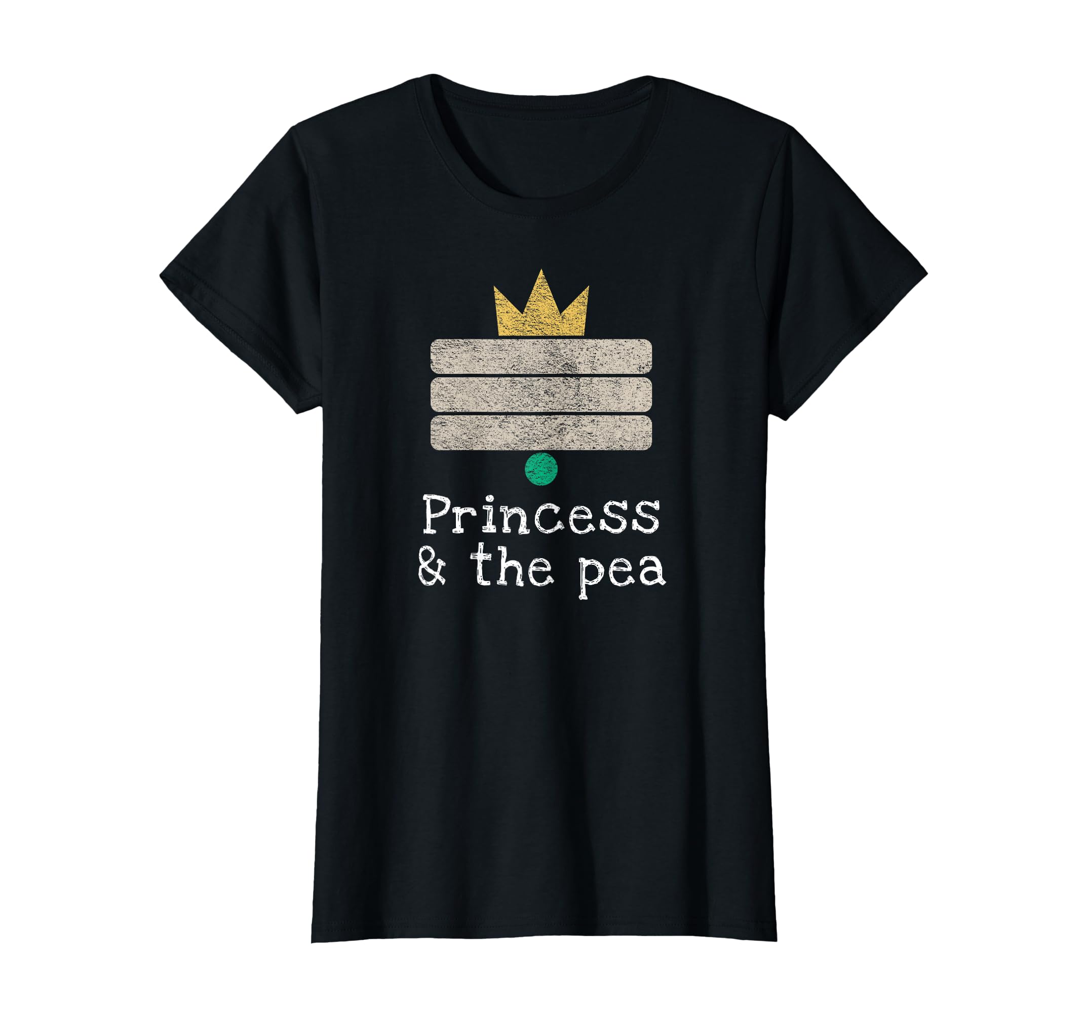 Photo 1 of "The Princess and the Pea" Fairy Tale, Andersen, Minimalism T-Shirt