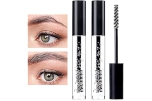 DAGEDA Clear Eyebrow Setting Gel, 2 Pack Brow Fix Gel, Waterproof And Sweat-Proof Eyebrow Repair Liquid Brows Styling Beauty Salon Home Use Makeup, 1.81oz