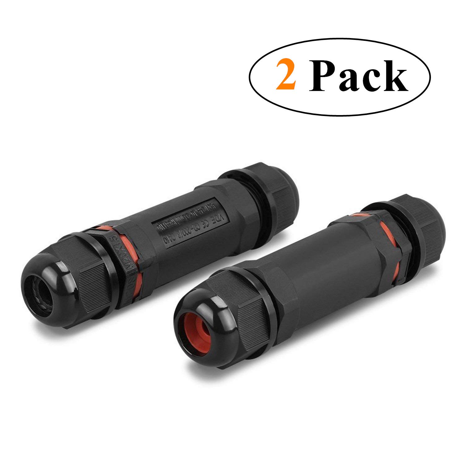 Kabelverbinder IP68 2er Set - Wasserdichte Verbindungsmuffe Für Garten