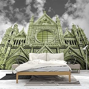 Wall Mural Famous Building Removable Wallpaper Wall Sticker for Bedroom Living Room - 66x96 inches