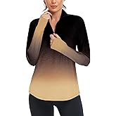 Cucuchy Womens V Neck Golf Polo Shirts Moisture Wicking Sports Workout Tops