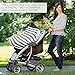Munchkins & Milestones 3-in-1 Baby Car Seat, Shopping Cart & Nursing Cover with Carry Pouch - Grey & White