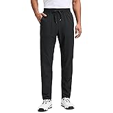 CRZ YOGA All Day Comfy Pull-On Golf Pants for Men 31" - Quick Dry Lightweight Work Casual Pants with Pockets