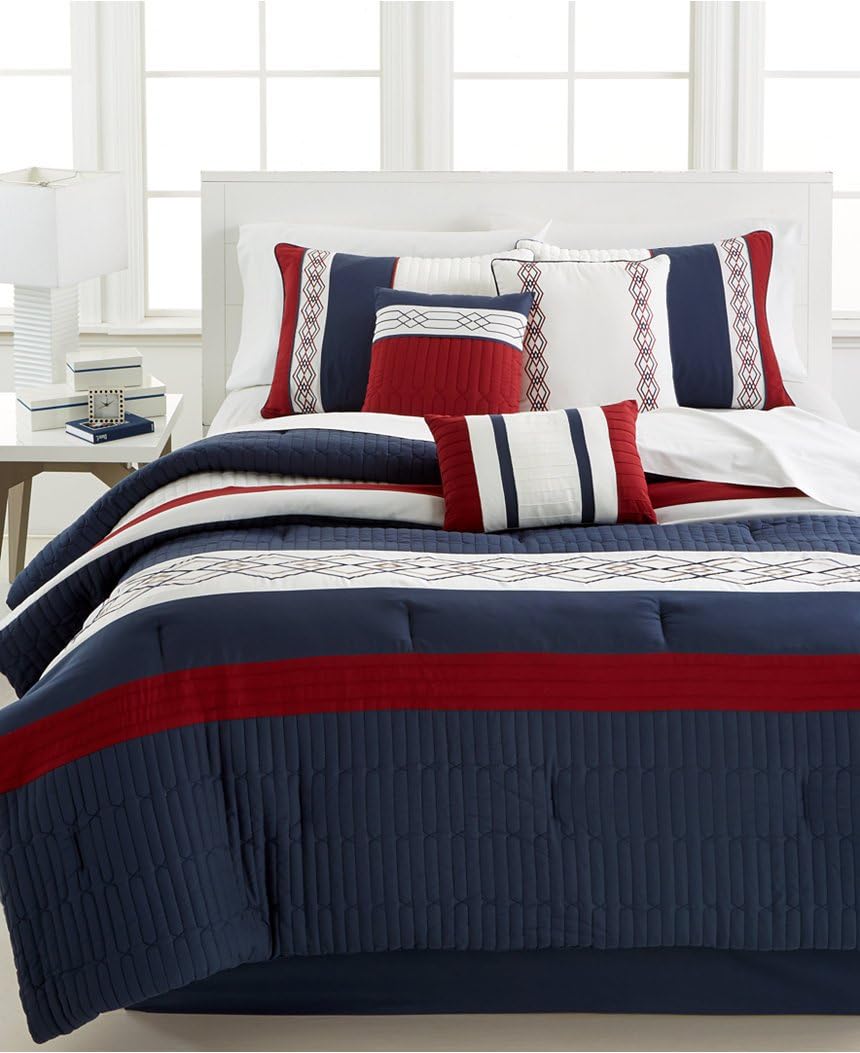 Grayson 7Pc. Queen Comforter Set Bedding Home & Kitchen