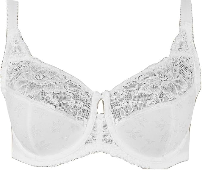 Marks and Spencer M&S Underwired Lacey Full Cup Bra. Sizes 3244White