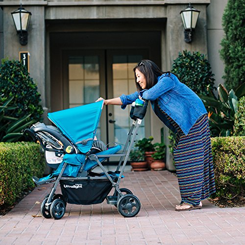 Joovy Caboose Ultralight Sit and Stand Double Stroller with Rear Bench