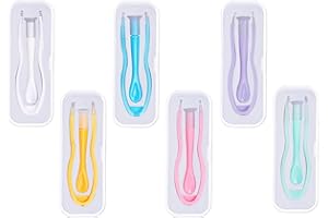 Lasiyanor 6PCS Colorful Contact Lens Remover and Inserter Tool Case Set, Contact Applicator with Soft Tip, Suitable for Contact Lens User