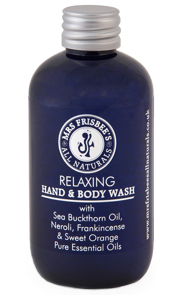 Relaxing Hand and Body Wash with Neroli, Frankincense and Sweet Orange Pure Essential Oils/Natural/Sulphate Free/Vegan/Cruelty Free (100ml)