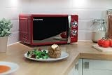 Russell Hobbs RHMM701R 17L 700W Red Solo Microwave with 5 Power Levels view 2