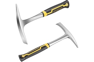 2 Pack Welding Chipping Hammer, 14 oz Slag Removal Tool with Forged Steel Construction & Shock Reduction Grip, Professional S