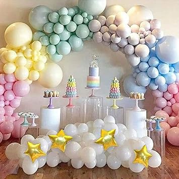 Felice Arts Magical Unicorn Garland Arch Kit 17ft Macaron Latex