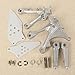 XMT-MOTO Front Footrest Foot Pegs Bracket Set For KAWASAKI ZX636 2005-2006 Aluminum