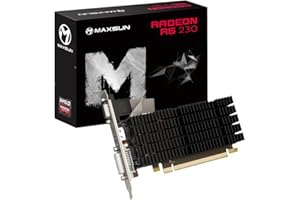 maxsun AMD R5 230 Computer Graphics Card, 2G GDDR3, HDMI VGA DVI Video Card ITX SFF Low Profile Ready GPU (R5 230 LP)