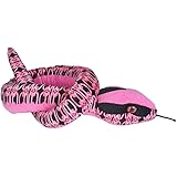 pink stuffed snake