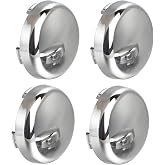 NTHREEAUTO Chrome Bullet LED Turn Signals Lens Cover Compatible with Harley Sportster Street Glide Road King Softail - Mirror Shell