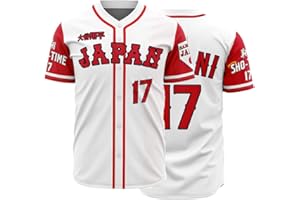 OEQVUWH Men's #17 Japanese Baseball Jersey 90S Hip Hop Japan Baseball Jerseys Sports Shirts Stitched