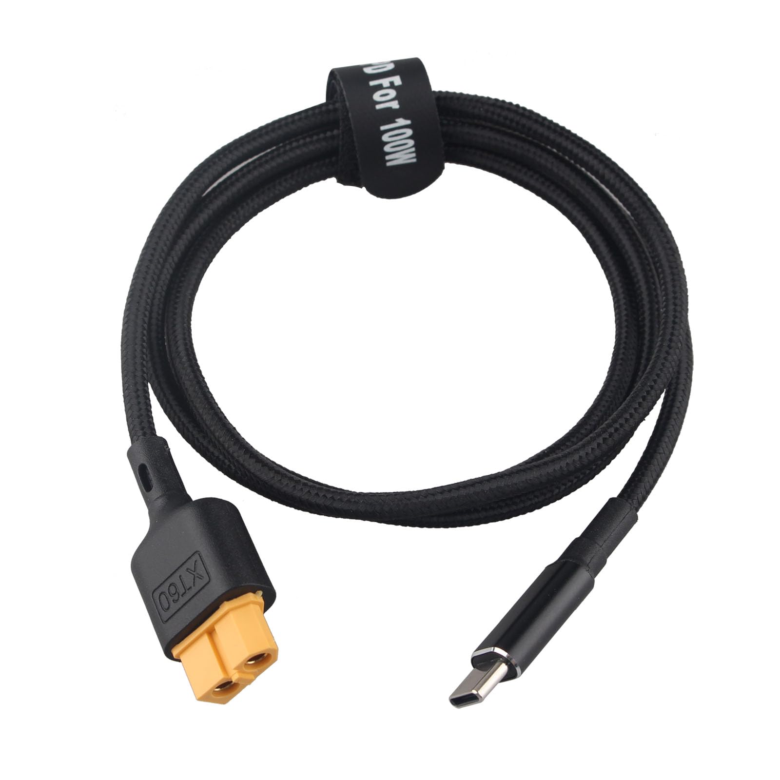 HALJIA 100CM Type-C Male to XT60 Adapter Cable USB-C Charger Cord SC100 Protocol XT60 to Type-C Fast Charging Cable Compatible with RC Lipo Battery Quadcopter Multicopter Aeromodelling