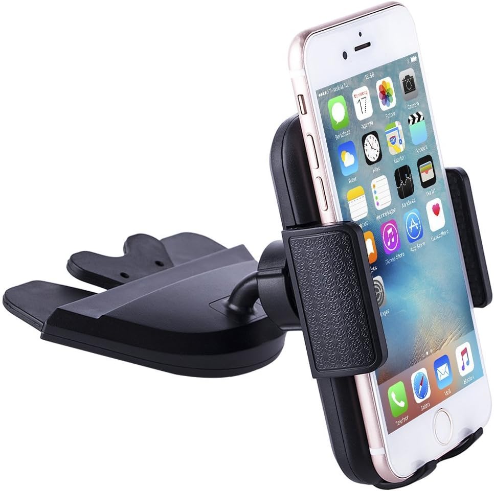 Amazon Co Jp Aosnow Cdスロット取付型ホルダー スマートフォン車載ホルダー スマホ固定ホルダー Cdスロットカーマウントホルダー 360度回転 家電 カメラ