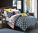 Chic Home Mumbai 8 Piece Reversible Comforter Set/Printed Luxury Bed in a Bag, Queen