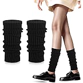 Ecdiykit Women's Leg Warmers - 1/2 Pack 80s Retro Fashion Knit for Girls Dance Sports Yoga