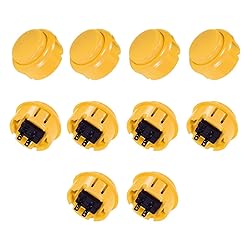 uxcell 30mm Mounting Hole Momentary Game Push