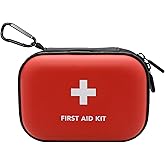Faylapa Home Car Empty First Aid Bag, 6.2x4.7x1.9 inches Camping Waterproof Case for Travel, Boat, Office, Sports, Hiking, Outdoor (Bag Only)