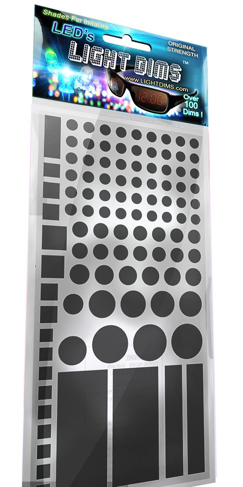 LightDims Original Strength Light Dimming LED Covers/Light Dimming