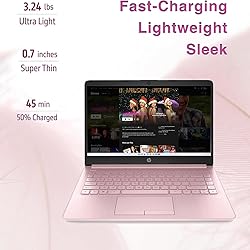 HP New 14" HD Ultral Light Thin Laptop, Quad-Core