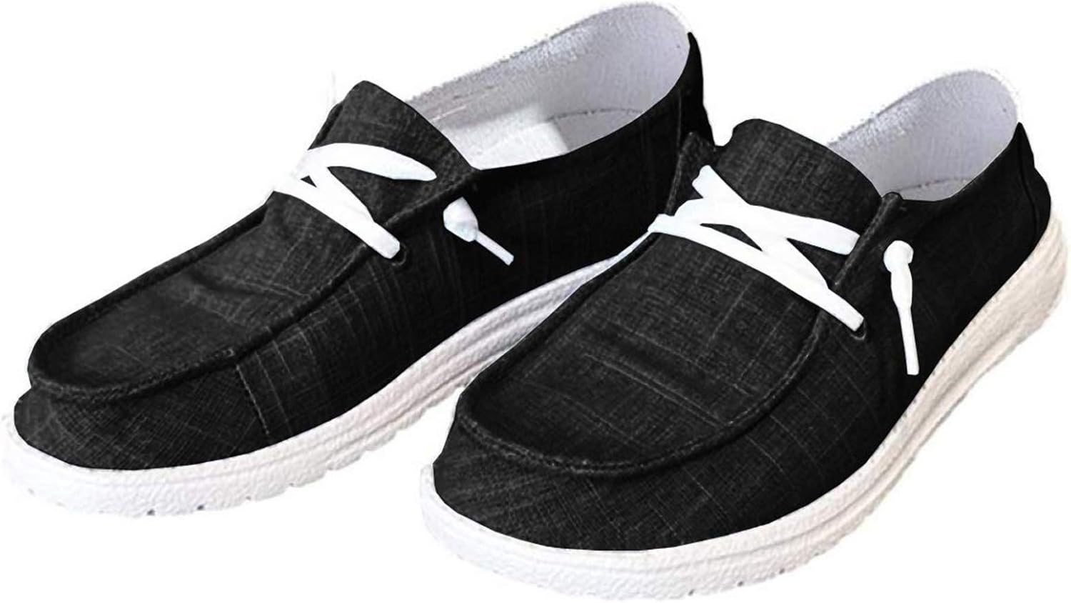 Women Loafers Canvas Women Slip On Canvas Comfortable