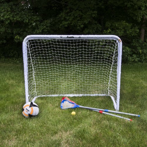 Franklin-Sports-Steel-Goal-Portable-Net-50-inches-Kids-Backyard-Goal-Easy-Assembly-Lacrosse-Goal-Soccer-Goal-Hockey-Net-Field-Hockey-Net-All-Purpose-Sports-Net
