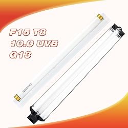 Hypool 2-Pack UVB Reptile Light 10.0 Bulb 15W