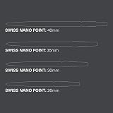 Target Darts Swiss Points Nano 3 Pack 35mm Silver Dart Tips view 2