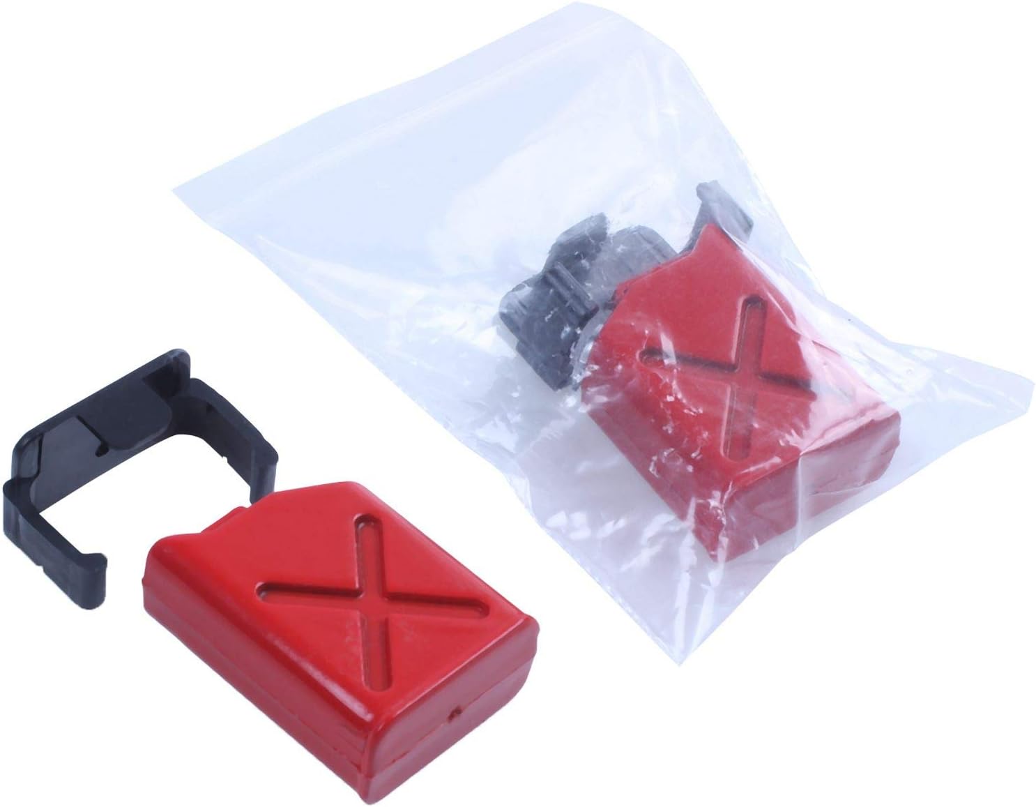 Naliovker 2 PCS 1/10 Scale RC Crawler Accessory Fuel Tank for D90 Axial Wraith SCX10