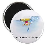CafePress Kayak Capers 12 2.25" Round