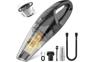 BSRCO Handheld Vacuum Cordless Rechargeable, Dust Busters Cordless Rechargeable with LED, USB Charge, 1.65LBs Hand Vacuum Cordless, Hand Vacuums for Car/Home/Pet