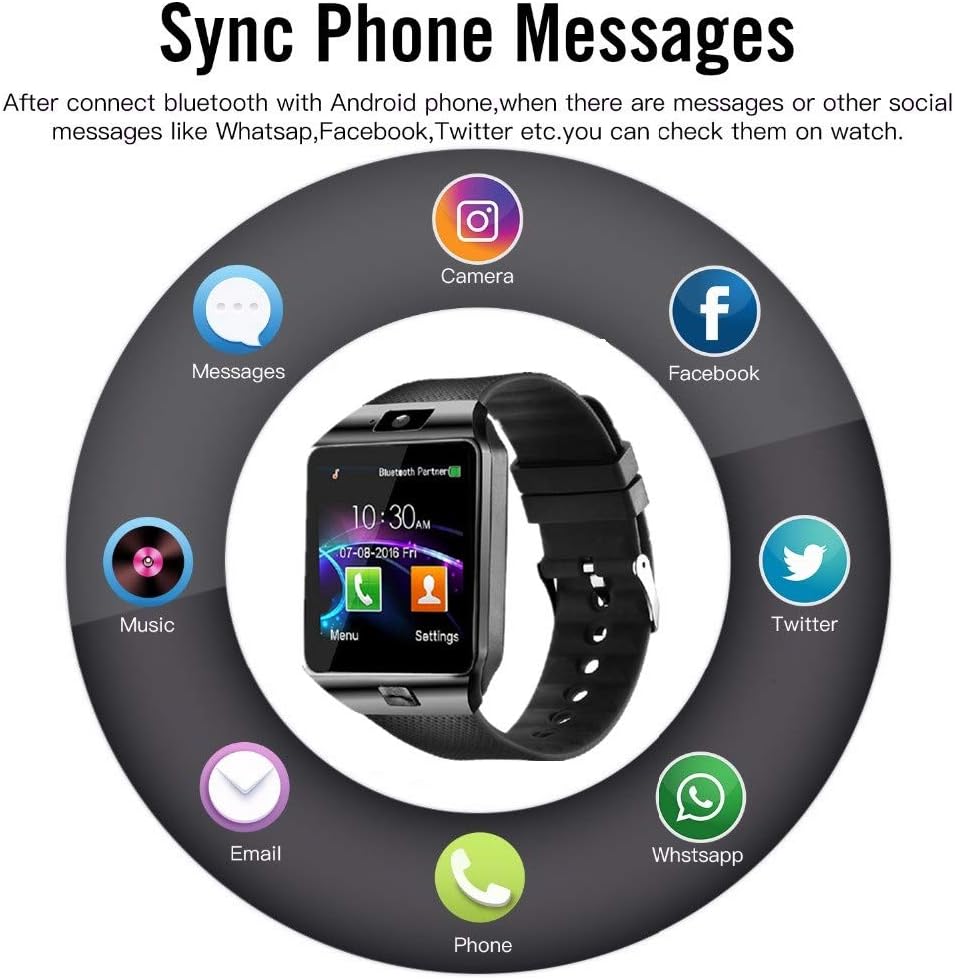 Reloj inteligente con rastreador de fitness, 321OU reloj ...