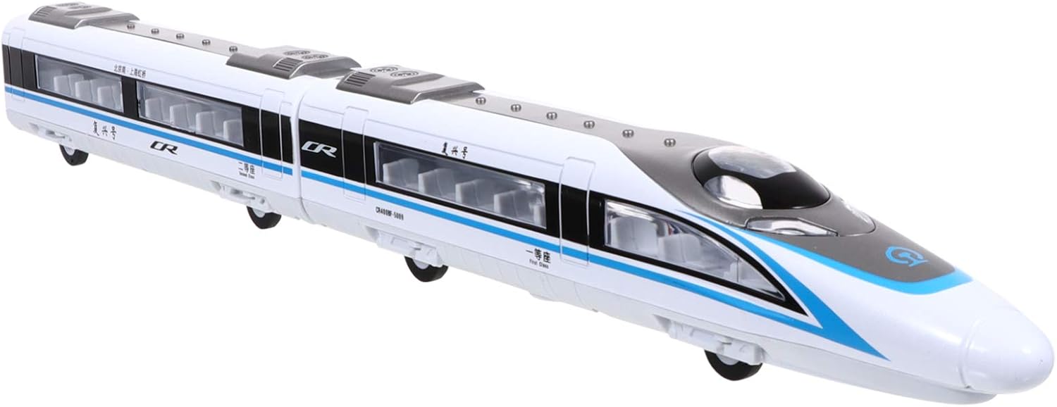 TOYANDONA Zug Spielzeug Hochzug Express Pullback Spielzeug Zug Modell