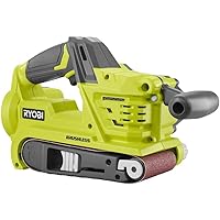 Ryobi P450 One+ 18V Lithium Ion 3 x 18 inch Brushless Belt Sander w/ Dust Bag and Included Sanding Pad (Battery Not…