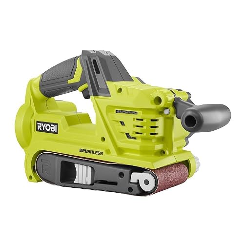 RYOBI P450 One+ 18V Lithium Ion 3 x 18 inch Brushless Belt Sander w ...
