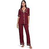 Eberjey Gisele Short Sleeve Pant PJ Set